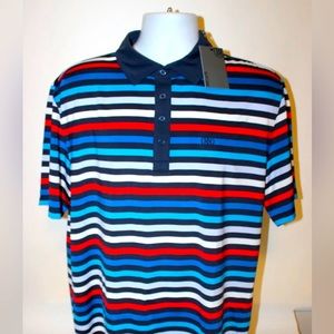 G FORE WICKING PERFORMANCE GOLF SHIRT (L)